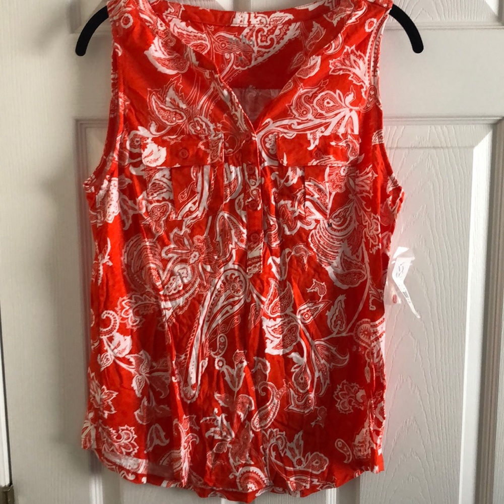 Soho Orange NWT Top